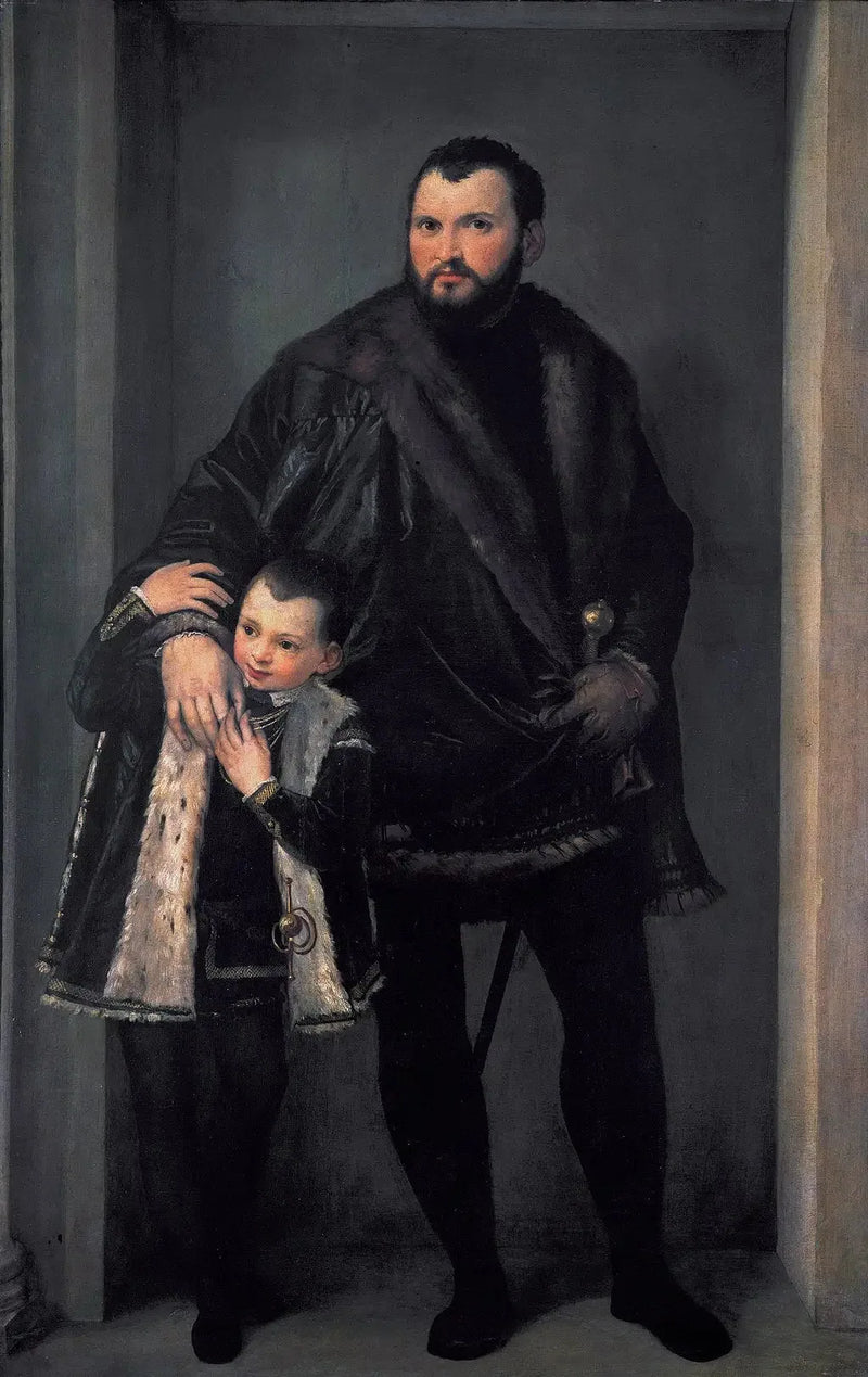 İseppo da Porto ve oğlu Adriano Portresi - Paul Véronèse