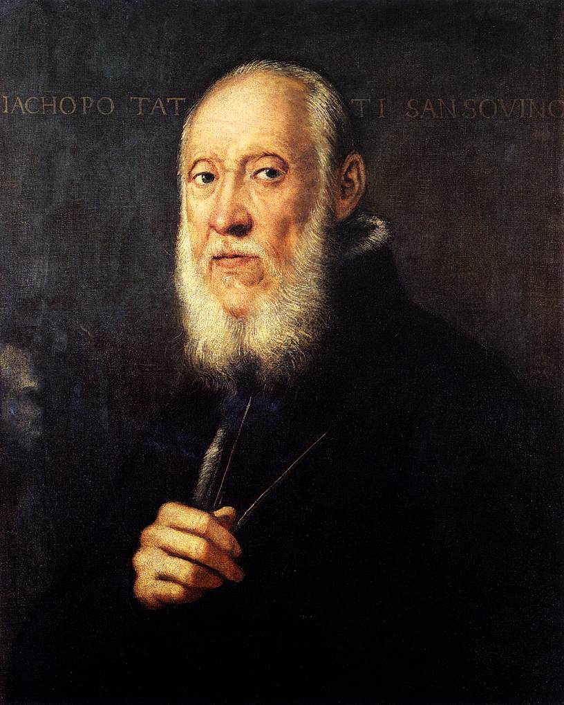 Jacopo Sansovino Portresi - Jacopo Tintoretto