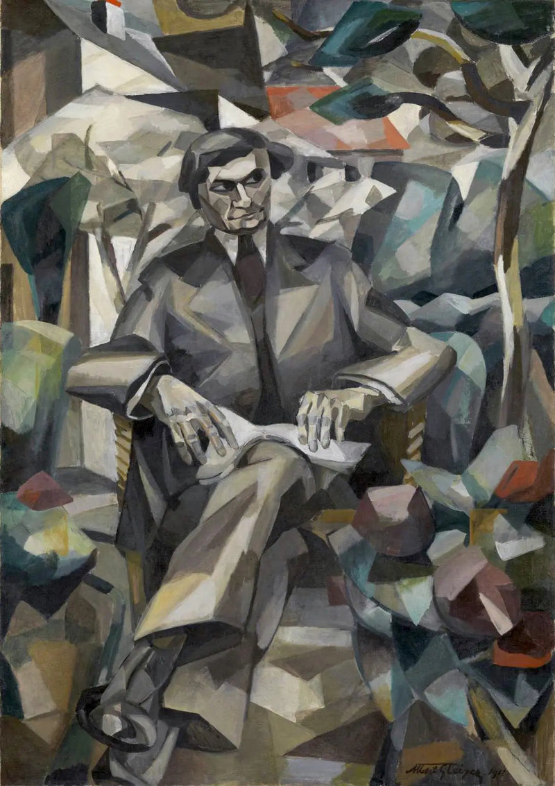 Jacques Nayral Portresi - Albert Gleizes