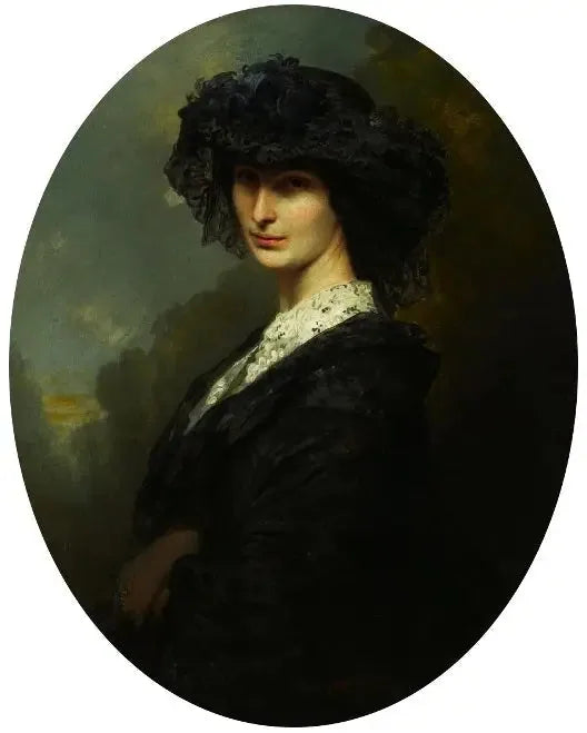 Jadwiga Branicka doğumlu Potocka Portresi - Franz Xaver Winterhalter
