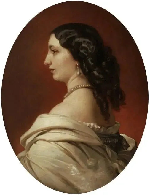 Jadwiga Branicka doğumlu Potocka Portresi - Franz Xaver Winterhalter