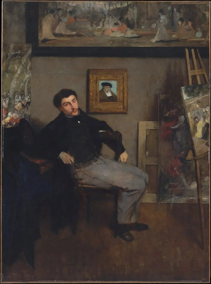James Tissot Portresi - Edgar Degas