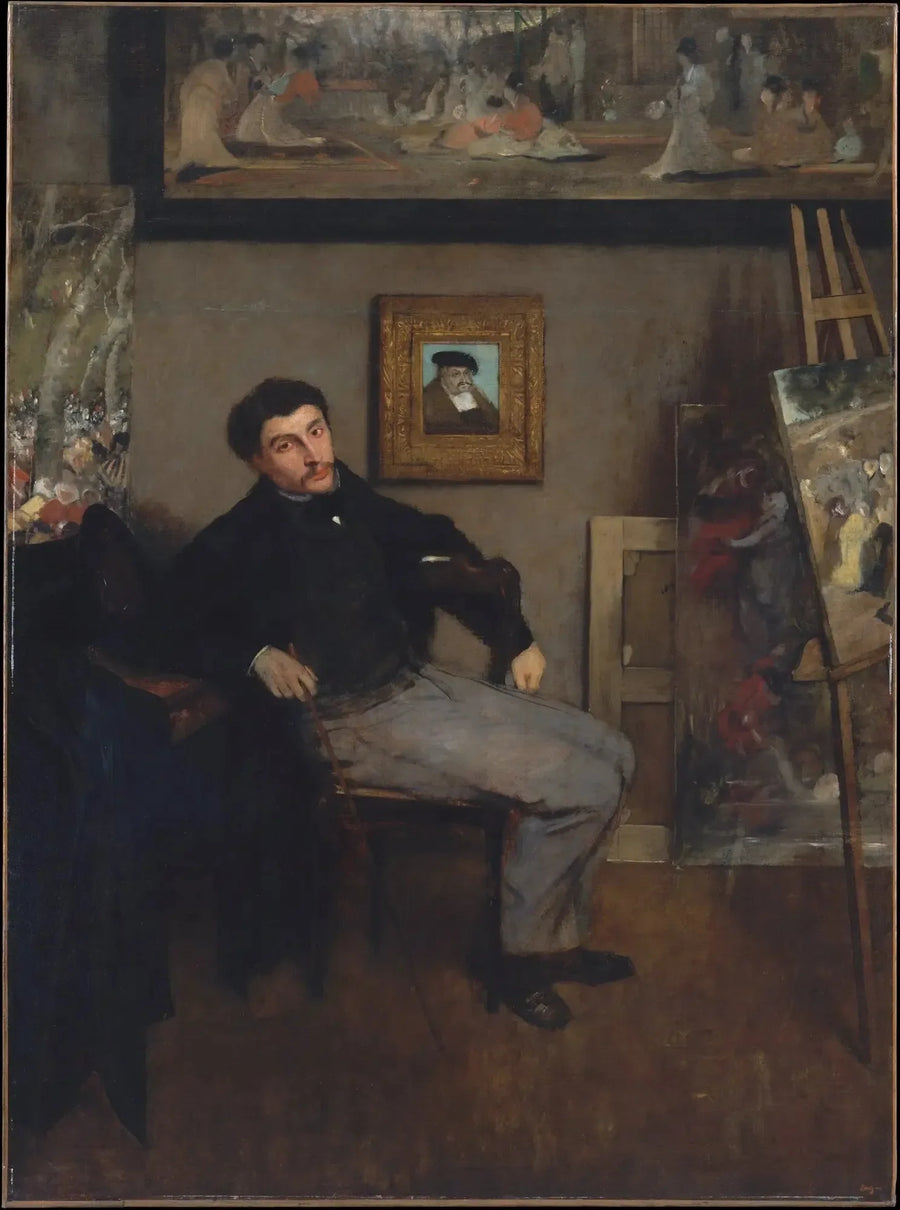 James Tissot Portresi - Edgar Degas