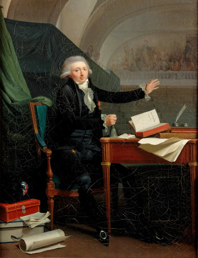 Jan Anthony d'Averhoult Portresi (1756-1792) - Louis-Léopold Boilly