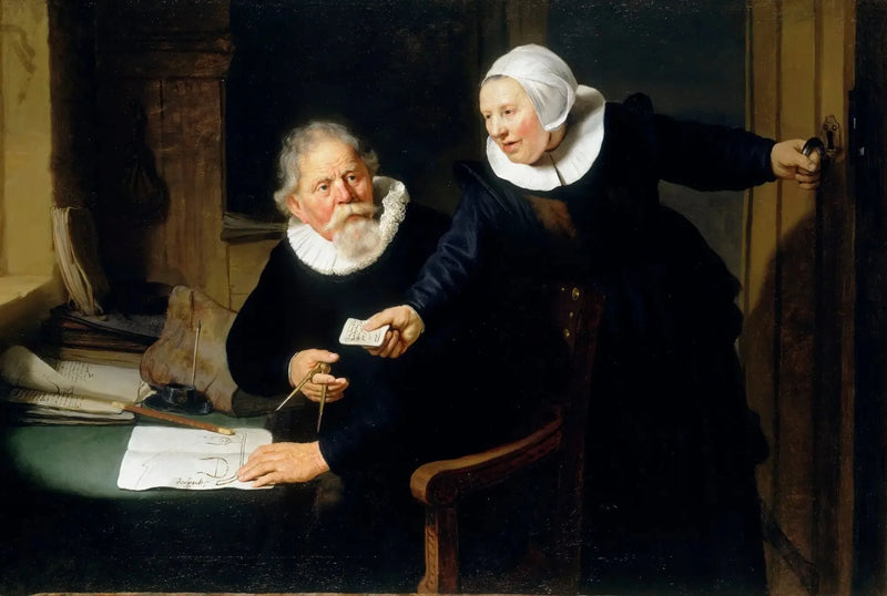 Jan Rijcksen ve eşi Griet Jans'ın Portresi - Rembrandt