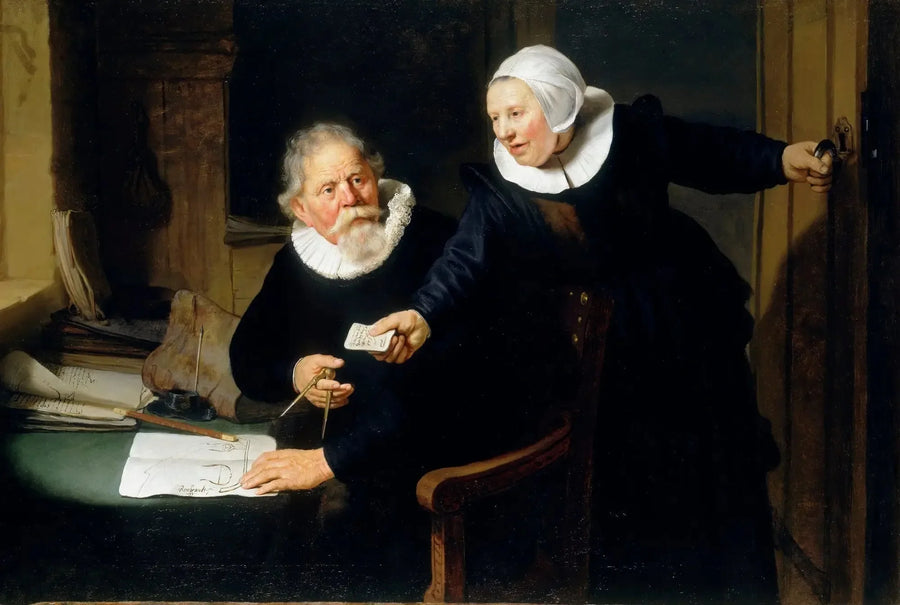 Jan Rijcksen ve eşi Griet Jans'ın Portresi - Rembrandt