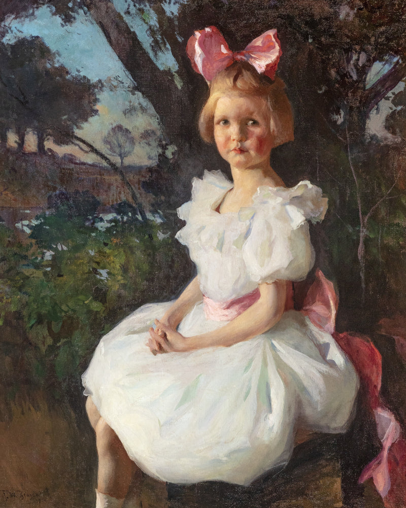 Jane Shattuck Portresi - Frank Weston Benson