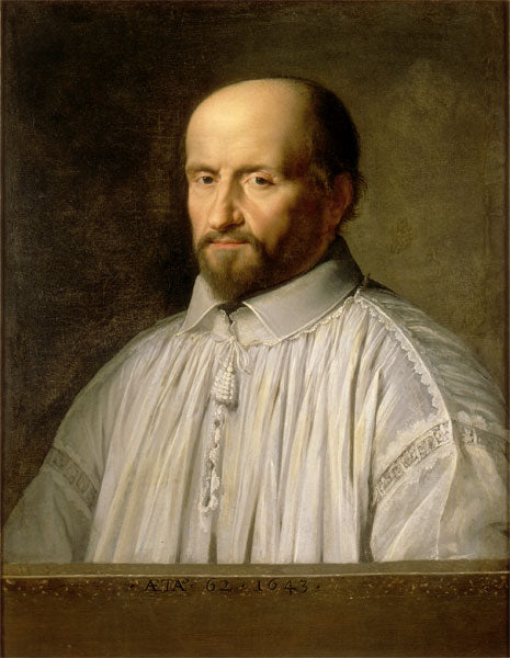 Portrait de Jean Duvergier de Hauranne, abbé de Saint-Cyran - Philippe de Champaigne