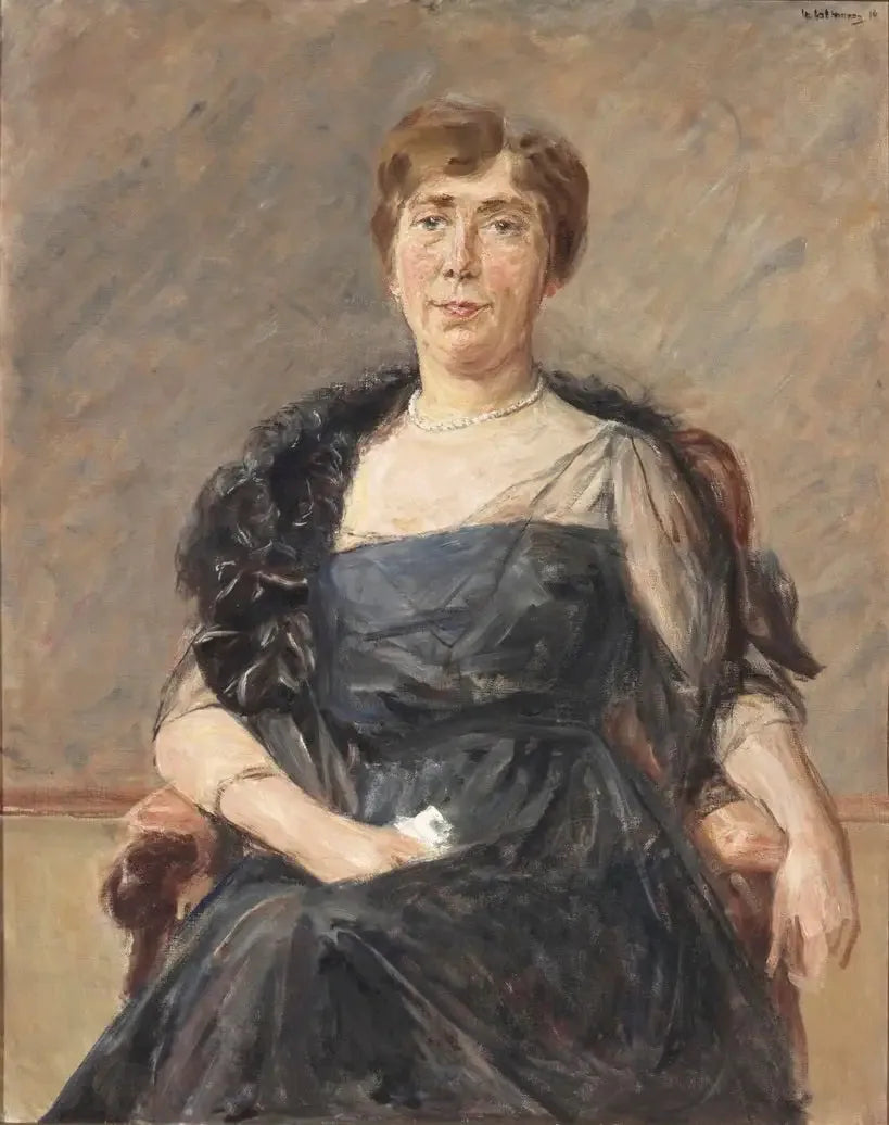 Jeanette Cornelia A. Onnes van Nijenrode-Cockuijt Portresi (1883-1936) - Max Liebermann