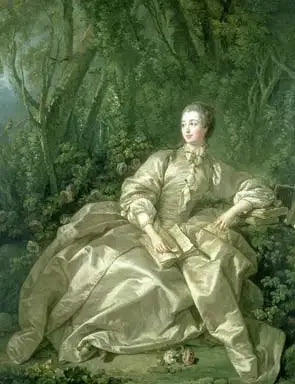 Jeanne-Antoinette Poisson, Pompadour Marquise Portresi - François Boucher