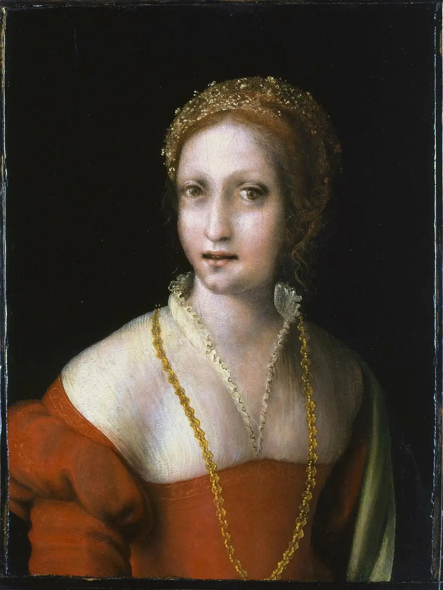 Genç Kadın Portresi - Antonio da Correggio