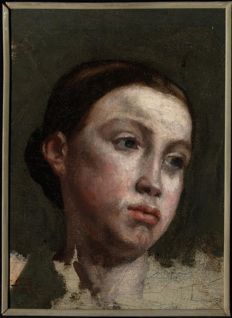 Genç Kadın Portresi - Gustave Courbet