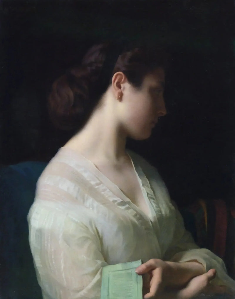 Genç Kız Portresi - Hippolyte Flandrin