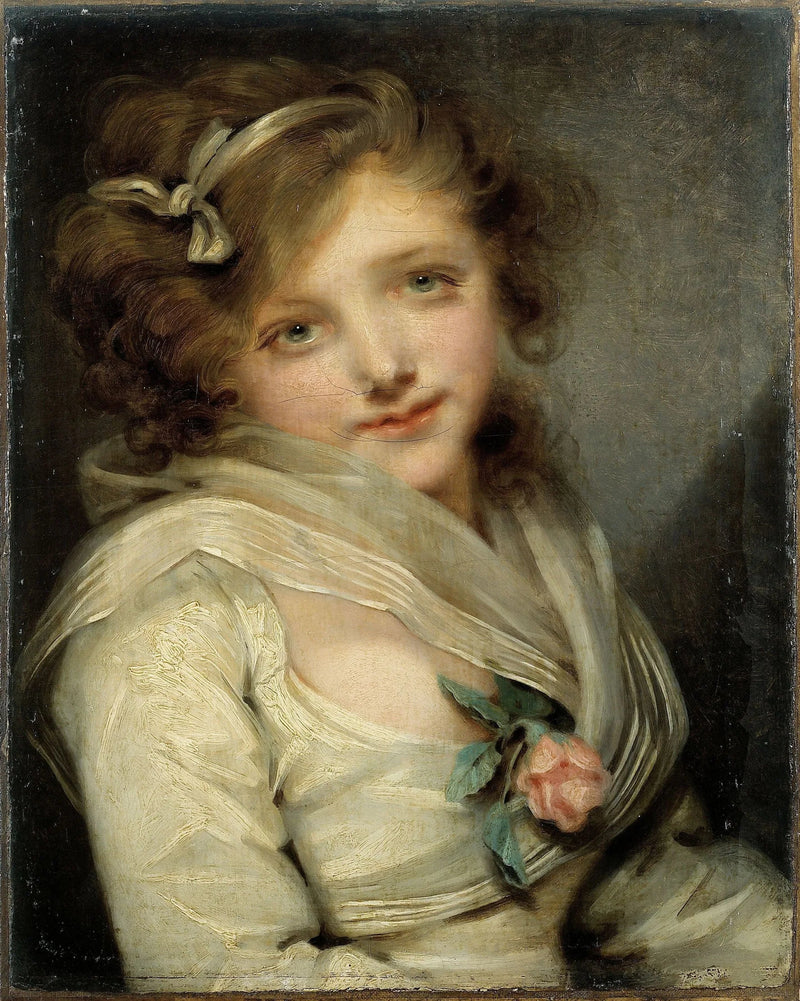 Genç Kız Portresi - Jean-Baptiste Greuze