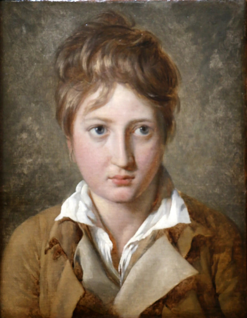Genç Çocuk Portresi - Jacques-Louis David