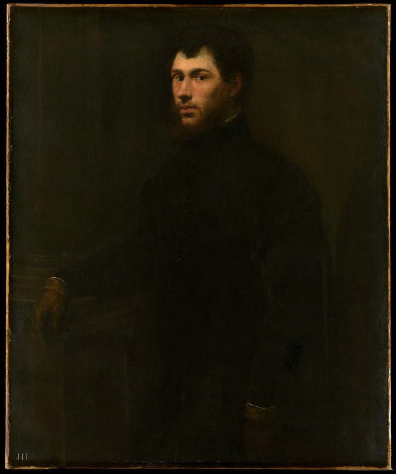 Genç Adam Portresi - Jacopo Tintoretto