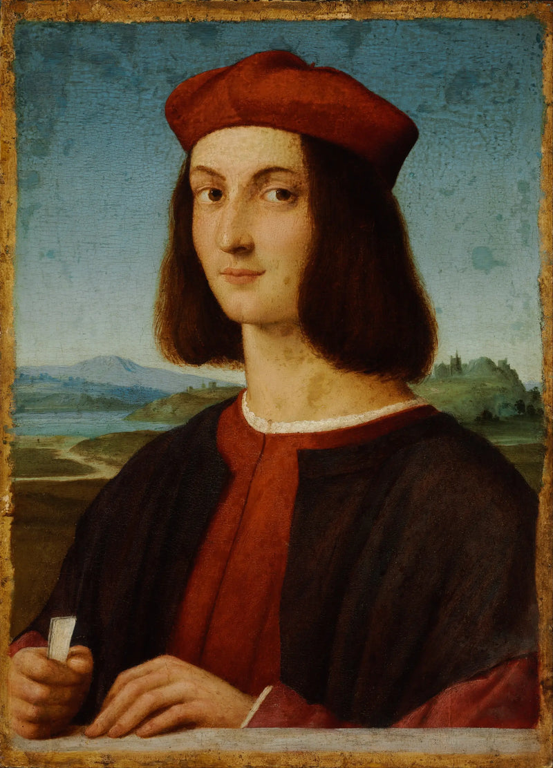 Genç Adam Portresi - Raphael Sanzio