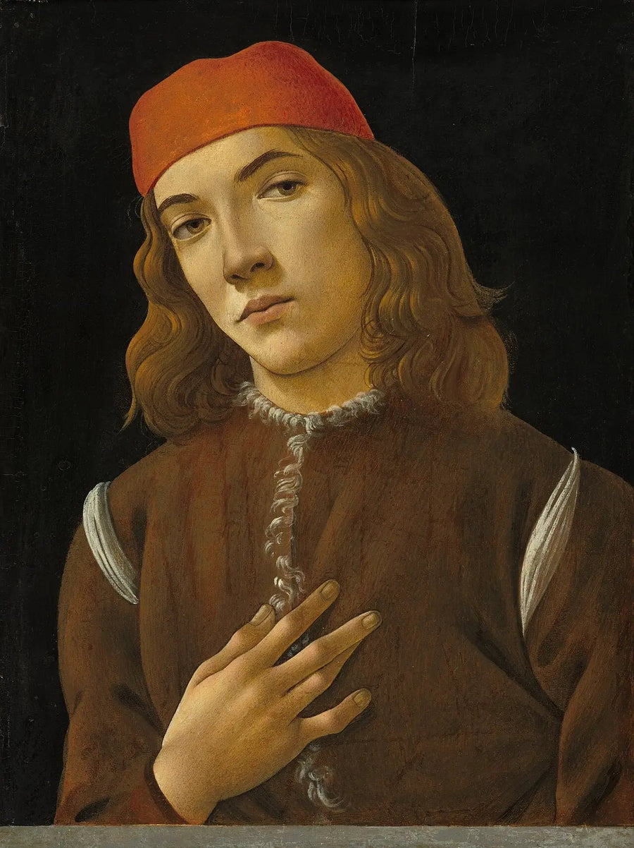 Genç Adam Portresi - Sandro Botticelli