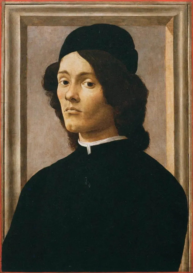 Genç Adam Portresi - Sandro Botticelli