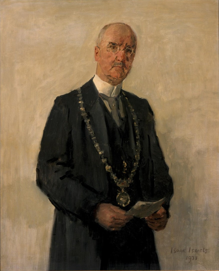 Joachimus Pieter Fockema Andreae Portresi (1879-1949), Utrecht Belediye Başkanı - Isaac Israëls