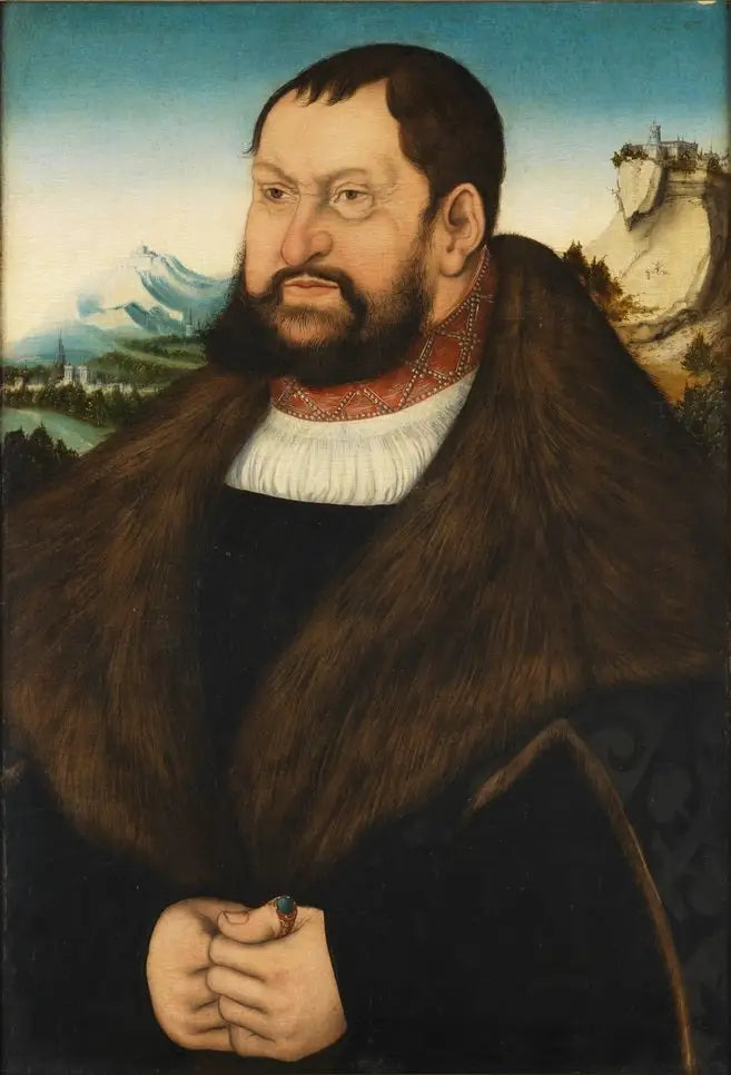 Johann der Beständige Portresi - Lucas Cranach the Elder