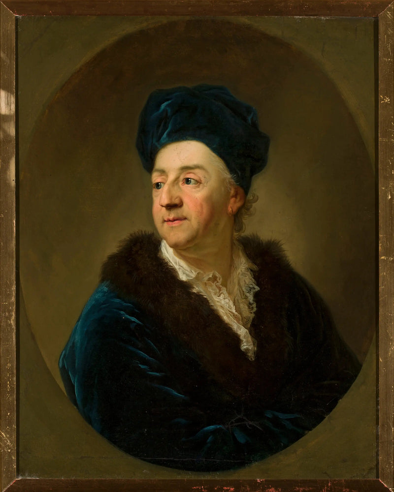 Johann Nepomuk von Schaffgotsch portresi, bornoz içinde. - Anton Graff