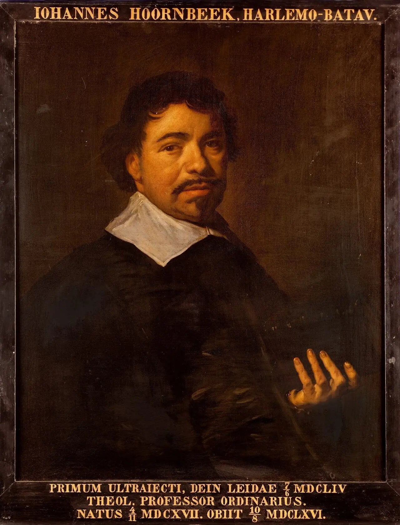 Portrait de Johannes Hoornbeek professeur à Leyde - Frans Hals - Alpha Reproduction