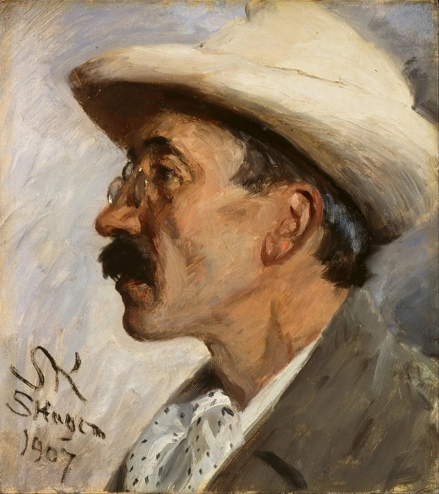 Julius Paulsen (1860-1940) Portresi - Peder Severin Krøyer