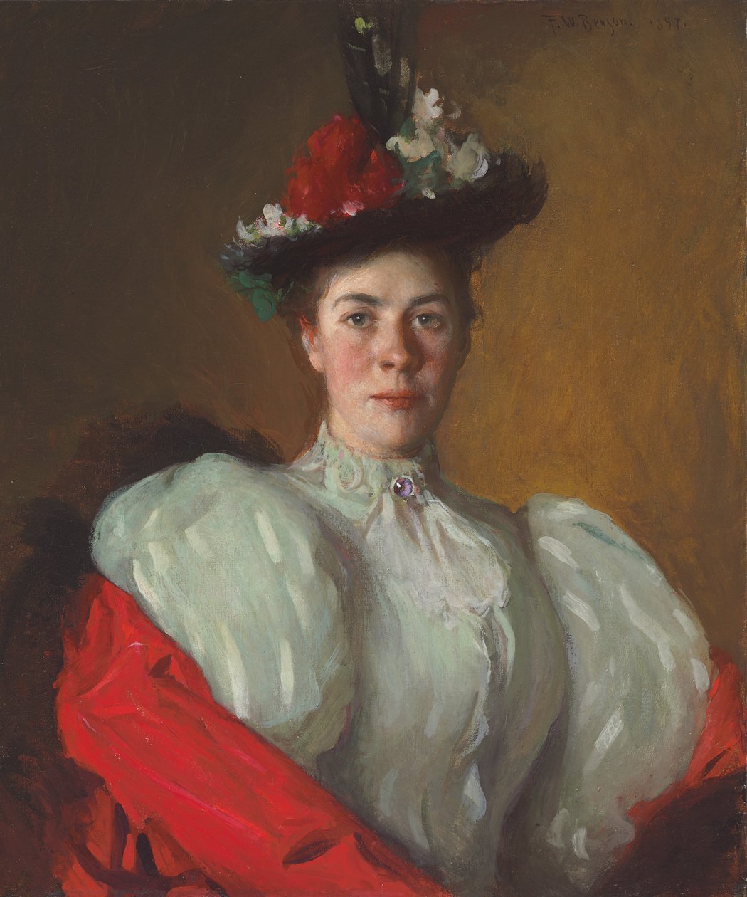 Portrait de Katherine Cavenaugh - Frank Weston Benson