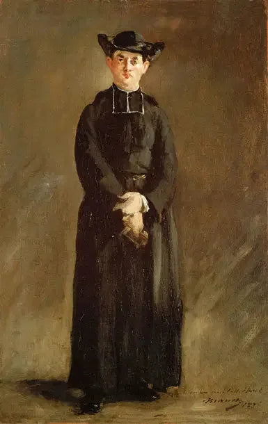 Hurel Rahibi Portresi - Édouard Manet