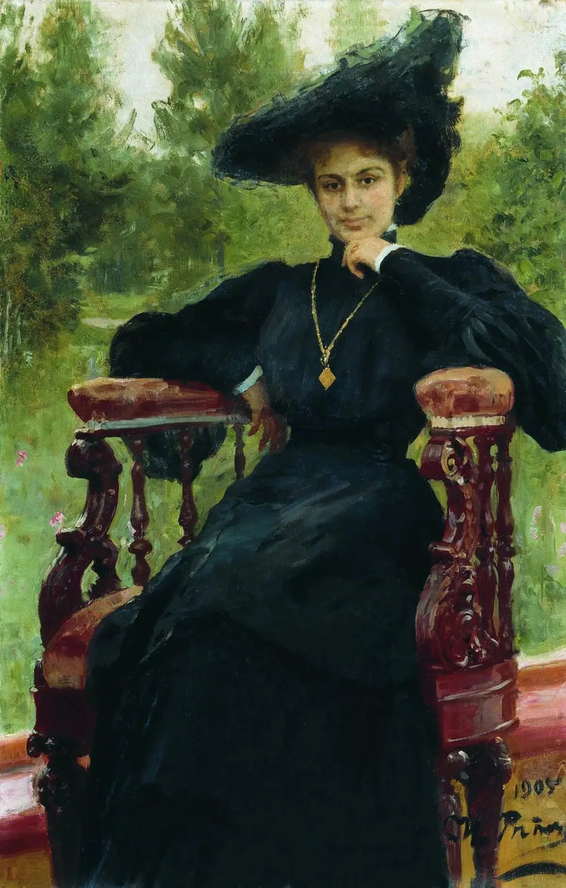 Maria Fiodorovna Andreyeva Oyuncu Portresi - Ilya Repin