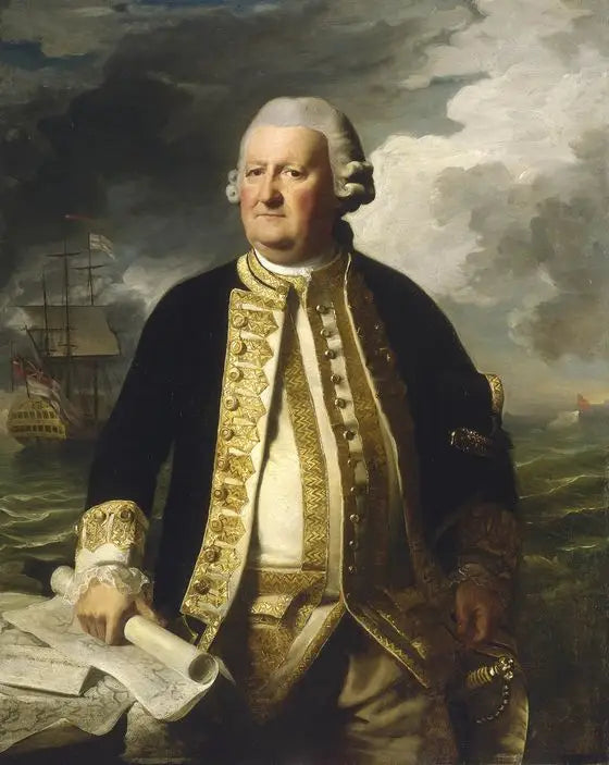 Amiral Clark Gayton (1712-1785) Portresi - John Singleton Copley