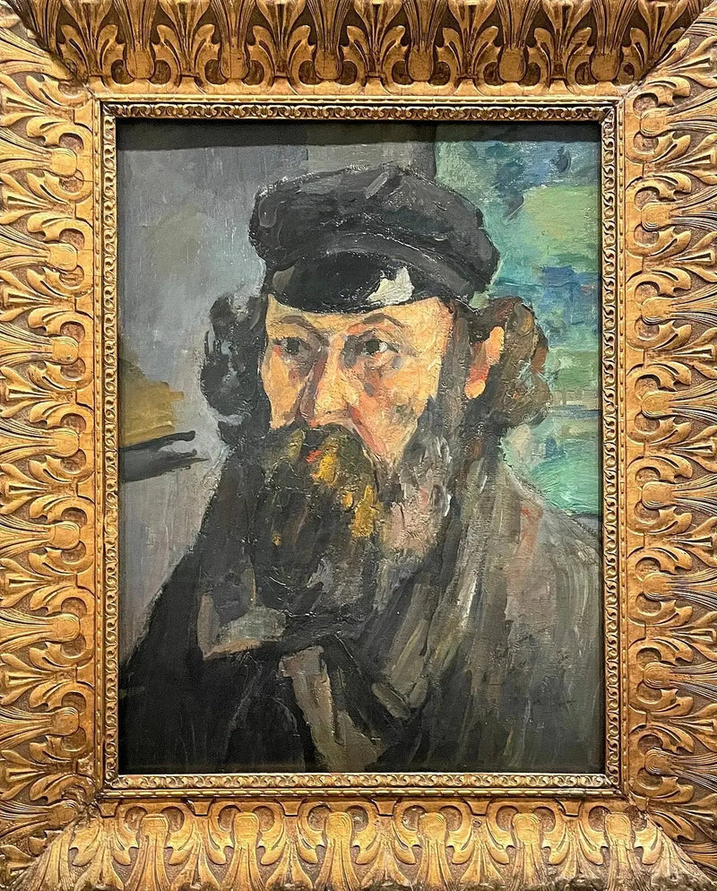 Şapkalı Sanatçının Portresi - Paul Cézanne