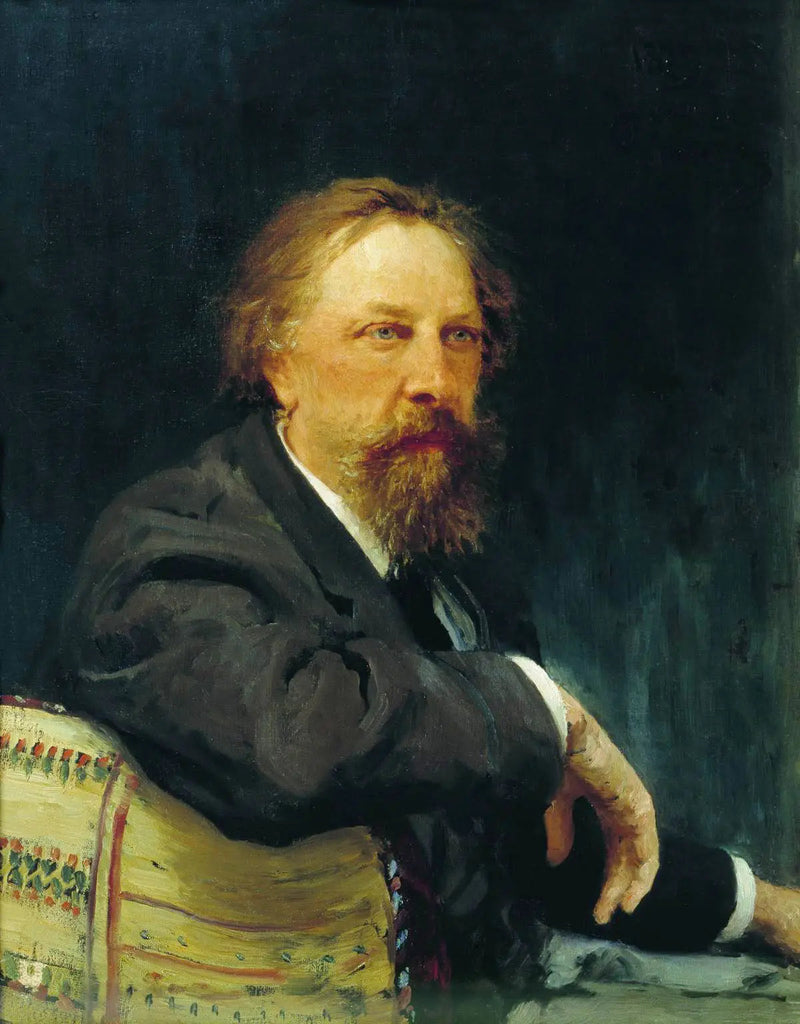 Yazar Alexeï Konstantinovitch Tolstoï Portresi - Ilya Repin
