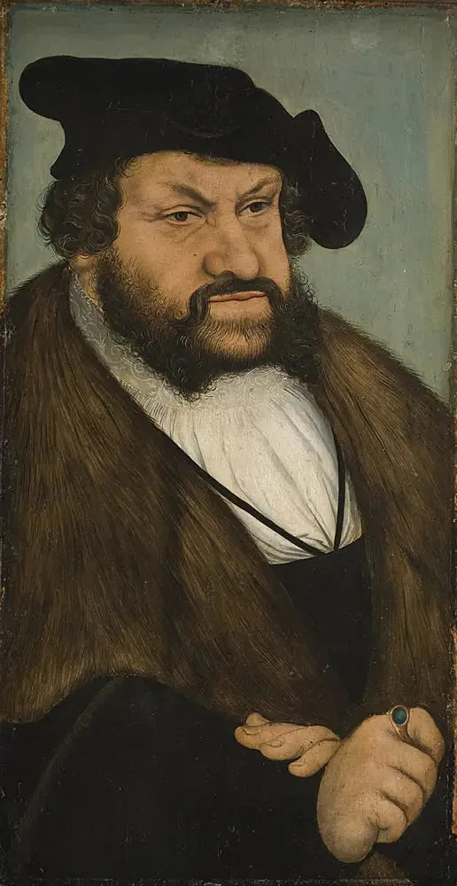 Saxe Jean Le Constant Seçmen Portresi (1468-1532) - Lucas Cranach the Elder