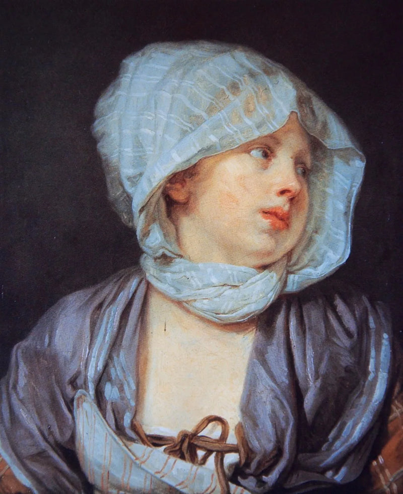Sanatçının Eşinin Portresi - Jean-Baptiste Greuze