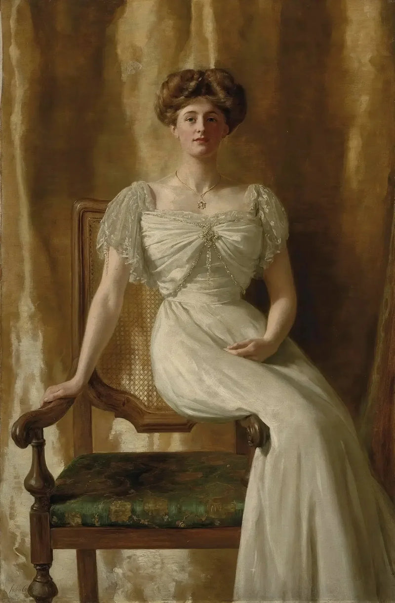 Onur konuğu Mme Harold Ritchie Portresi - John Collier