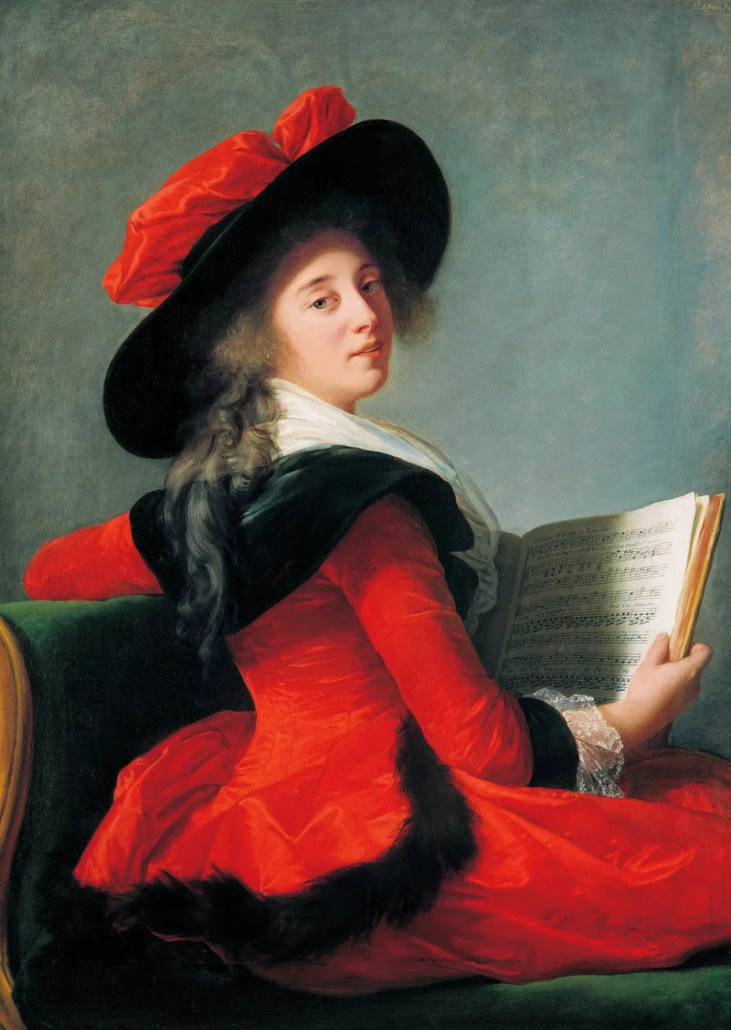 Crussol Kontesi Portresi - Elisabeth Vigeé Le Brun