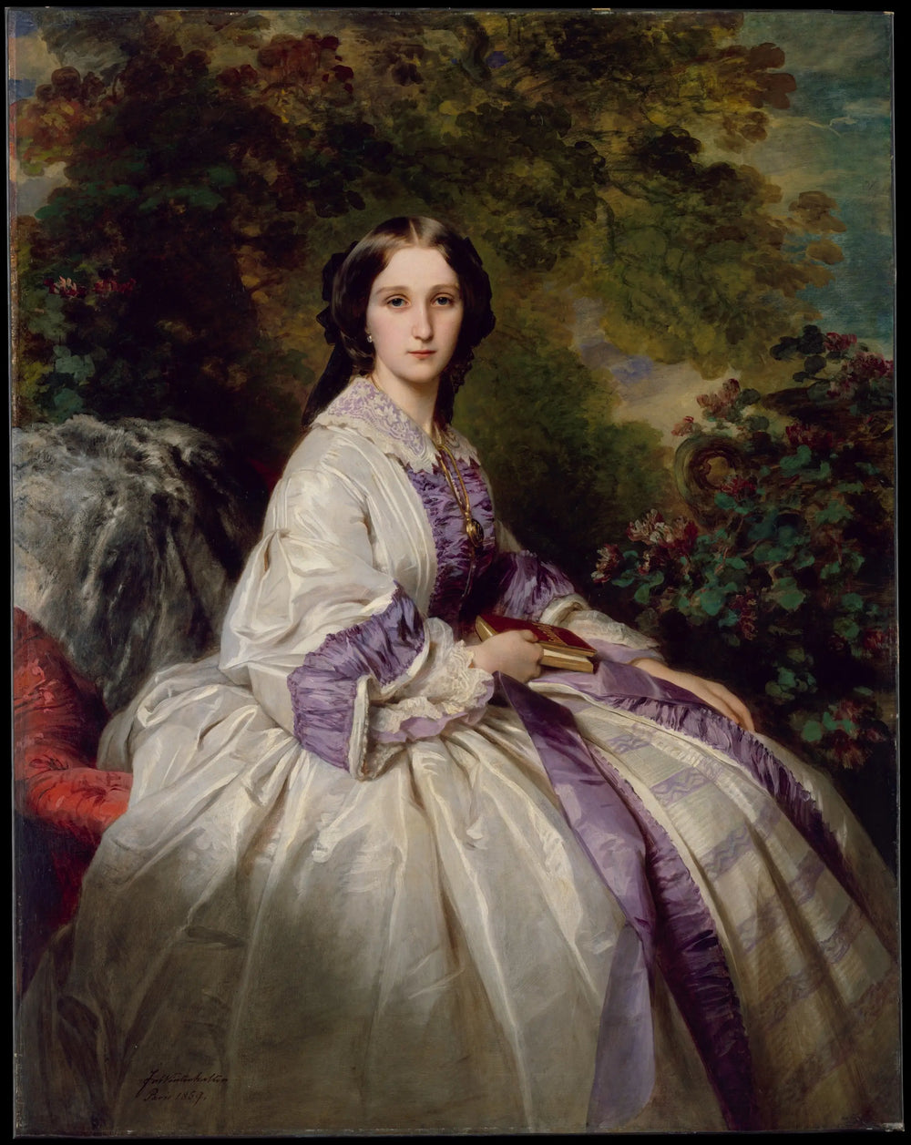 Portrait de la comtesse Alexandre Nikolaïevitch Lamsdorff - Franz Xaver Winterhalter - Alpha Reproduction