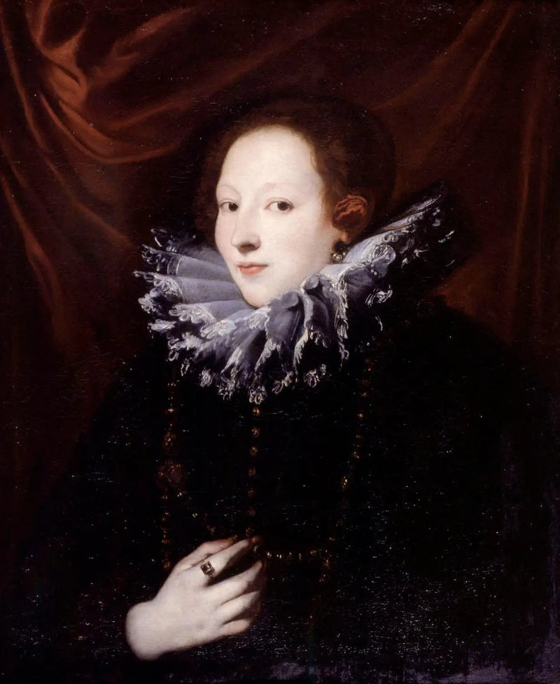 Antonia Demarini Kontesi Portresi (?-?), Francesco Lercari'nin eşi, Ceneh Dükü - Antoine van Dyck