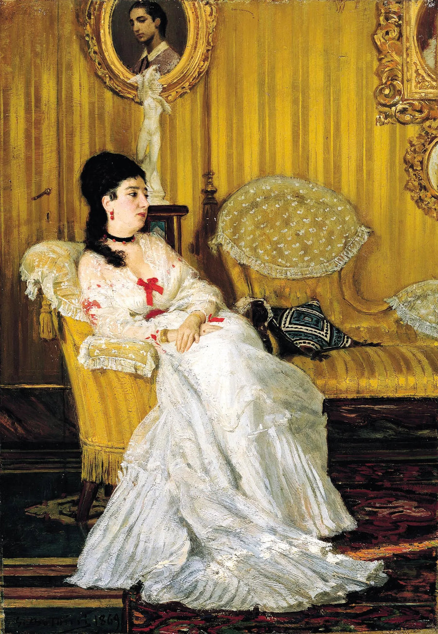 Grafik Kontes Carlotta Aloisi Papudoff - Giovanni Boldini