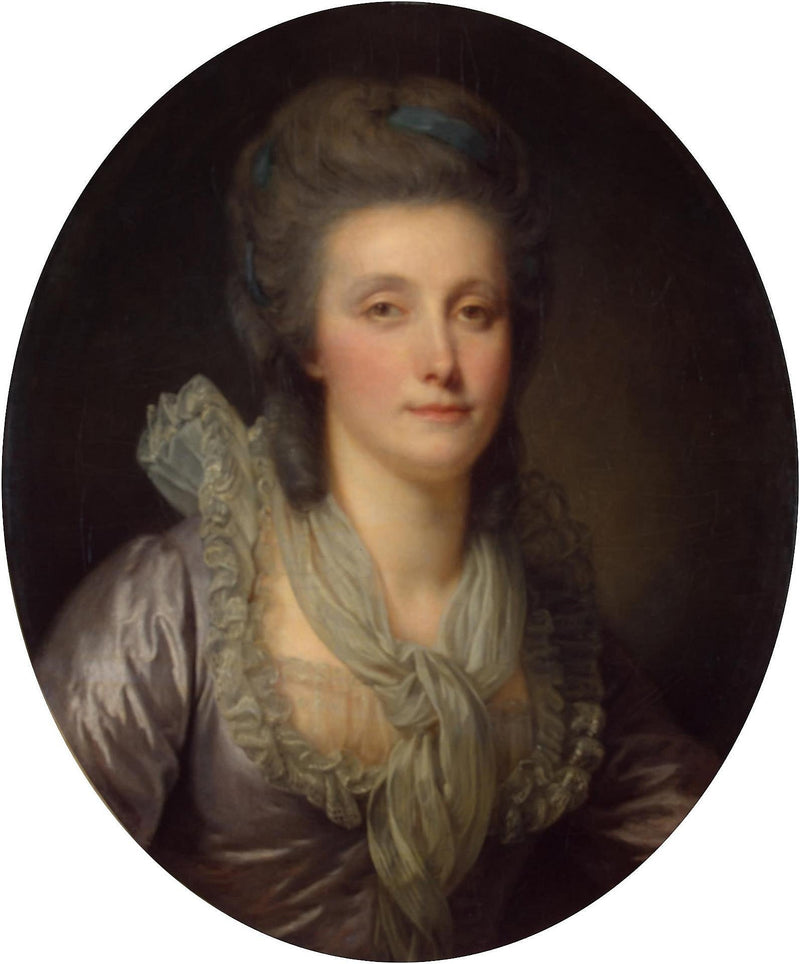 Kontes Ekaterina Chouvalova Portresi - Jean-Baptiste Greuze