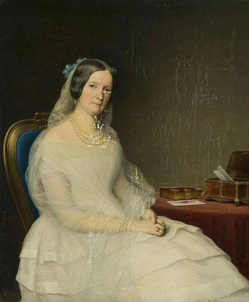 İoulia Stroganova Kontesinin Portresi - Charles de Steuben