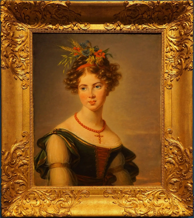 Baudruche Countess Joséphine Mathilde Henriette Caroline de Baussancourt, née Bernard de Sassenay - Élisabeth Vigée Le Brun