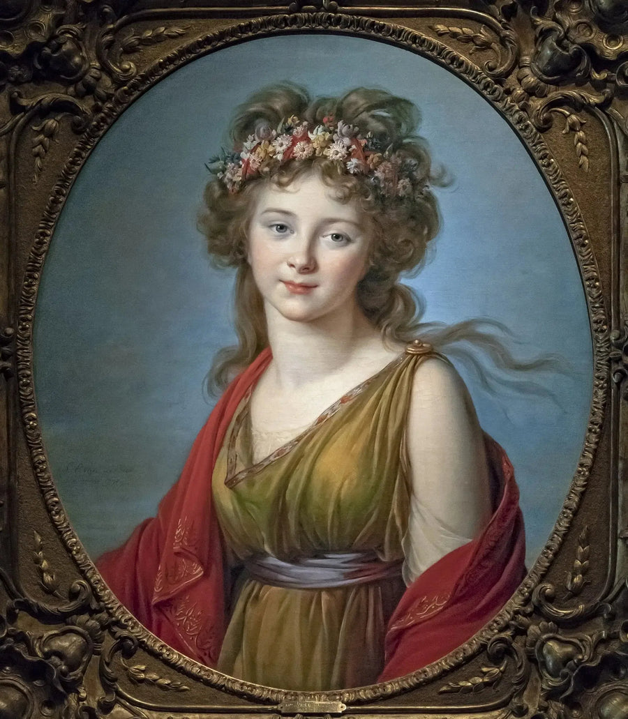 Kagenek Kontesinin Portresi - Flore - Élisabeth Vigée Le Brun