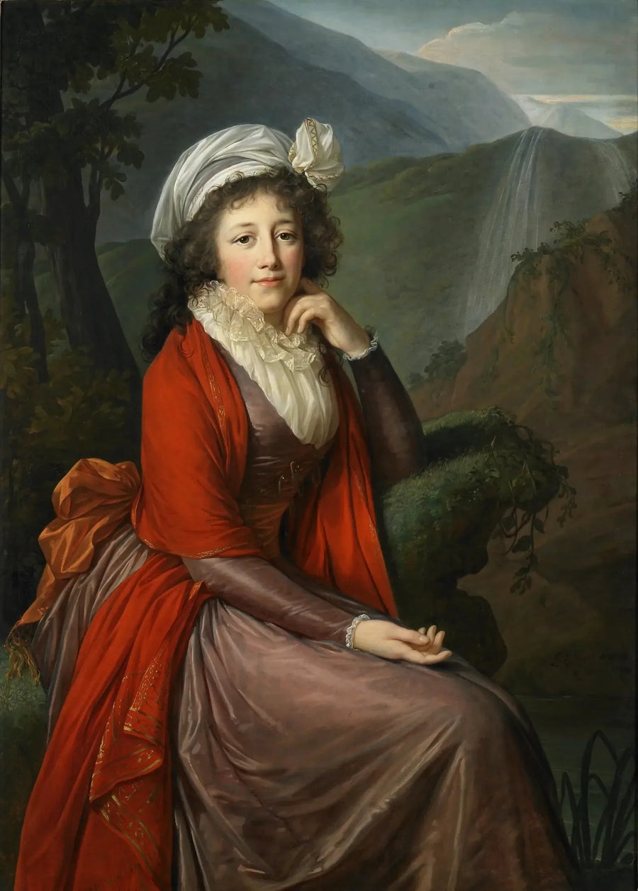 Maria Theresia Bucquoi Kontesinin Portresi, doğum adı Parr (1746-1818) - Élisabeth Vigée Le Brun