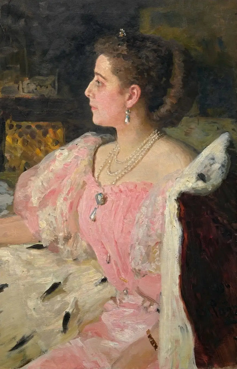 Nataşa Golovina Kontesinin Portresi - Ilya Repin
