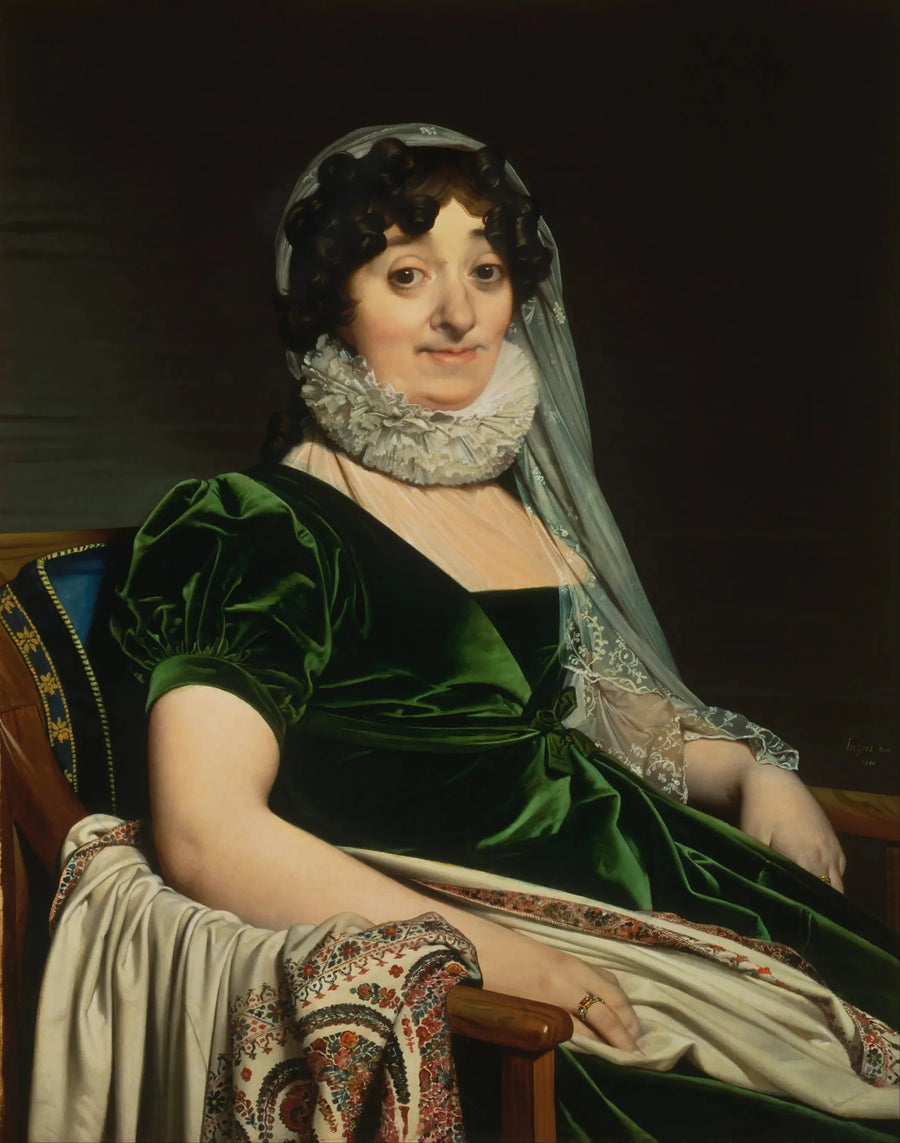 Tournon Kontesi Portresi - Jean-Auguste-Dominique Ingres