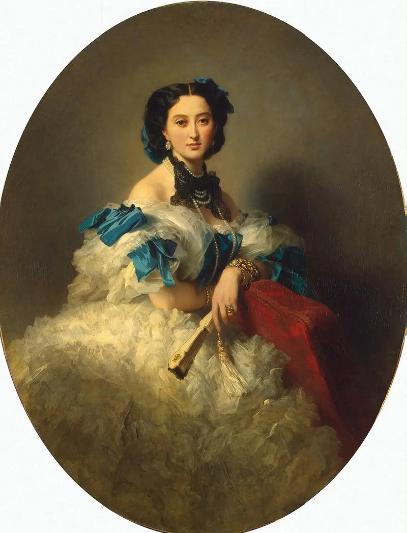 Varvara Musina-Pushkina Kontesinin Portresi - Franz Xaver Winterhalter