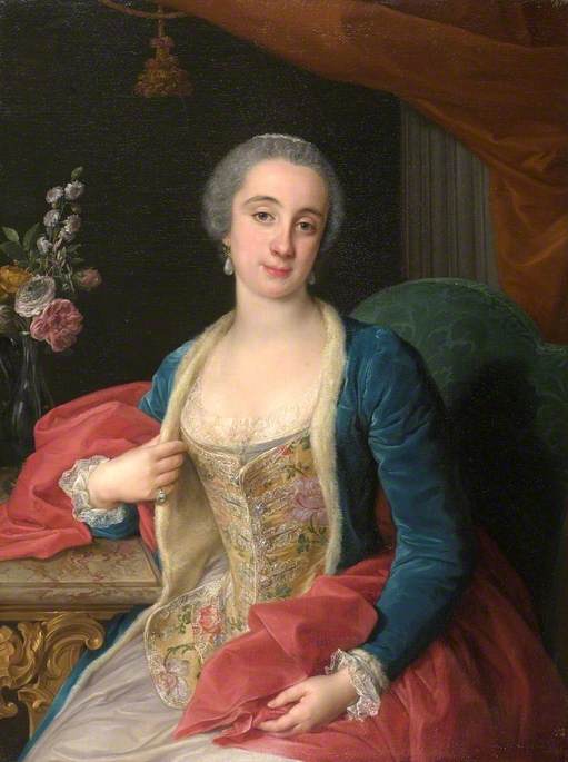 Sforza Cesarini Düşesi Portresi (1765'te vefat etmiş) - Pompeo Batoni